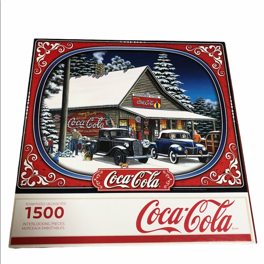 1500 PCS Jigsaw Puzzle Coca-Cola Holiday Tidings